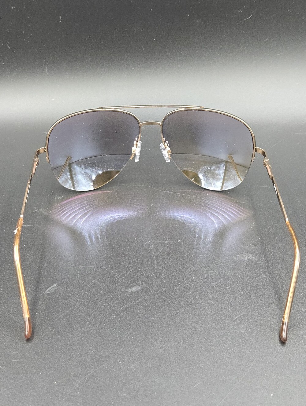 Jessica Simpson Rose Gold Aviator Sunglasses - Picture 3 of 10